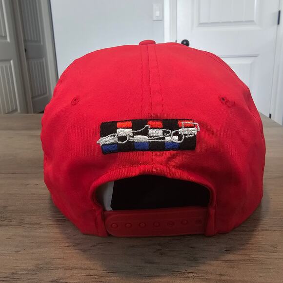 Vintage Firestone Racing Snapback Hat Cap 80s Red Rope Brim Retro Streetwear - Picture 4 of 8